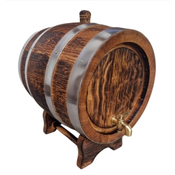 Beczka dębowa 5 litrów Ciemna